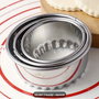 KT0005 - SET Cutter / forma pt prajituri / lut polimeric, inele dantelate