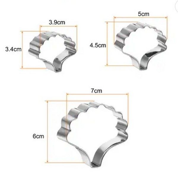 KT0007 - SET Cutter / forma pt prajituri / lut polimeric, petala garoafa