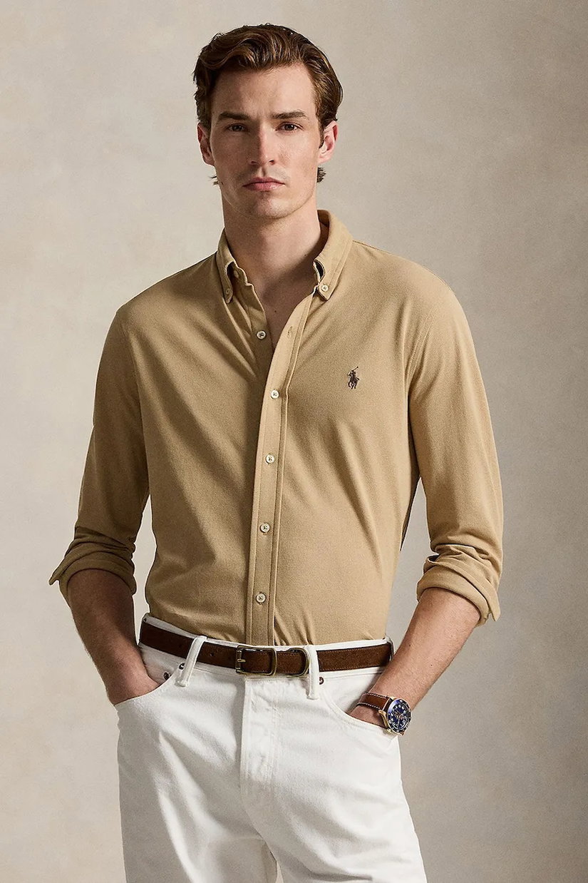 Polo Ralph Lauren cămașă pentru bărbați din bumbac