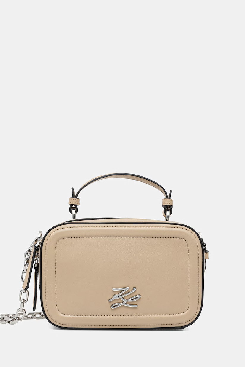 Karl Lagerfeld geantă crossbody pentru femei din piele K/AUTOGRAPH