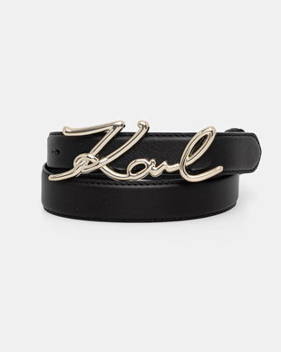 Karl Lagerfeld curea de damă din piele K/SIGNATURE