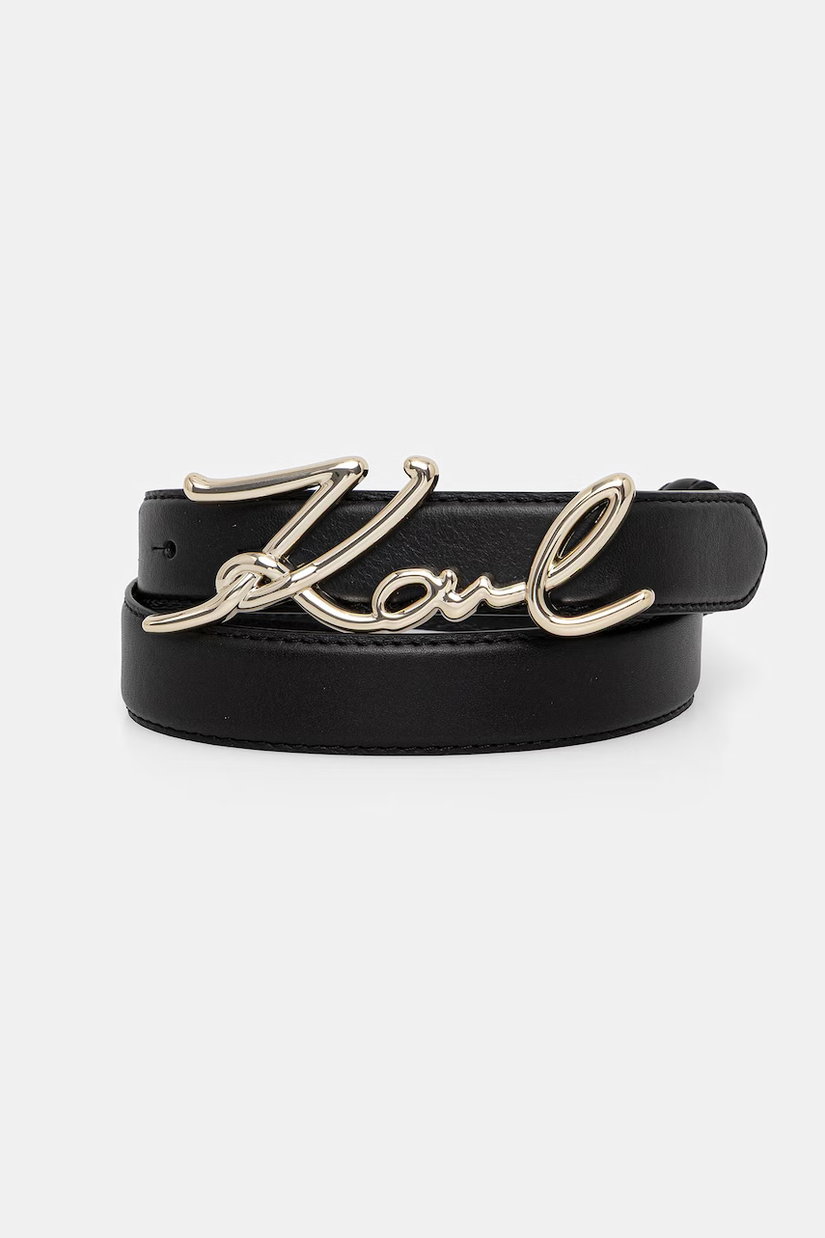 Karl Lagerfeld curea de damă din piele K/SIGNATURE
