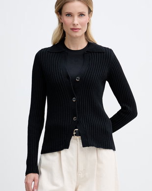 DKNY cardigan pentru femei din bumbac