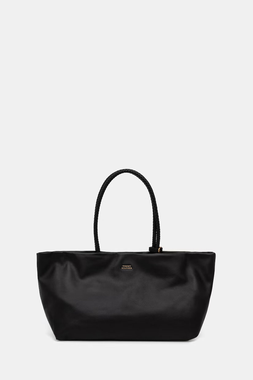 Tommy Hilfiger geantă shopper pentru femei din piele