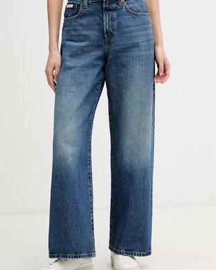 Calvin Klein Jeans blugi wide leg pentru femei