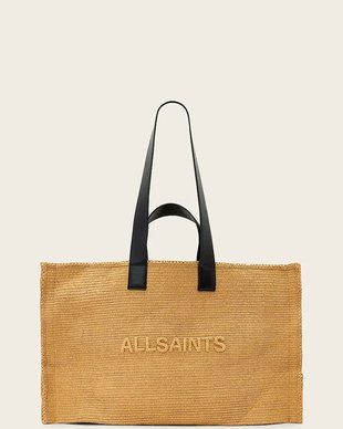 AllSaints Tote bag de damă împletită LUTECE