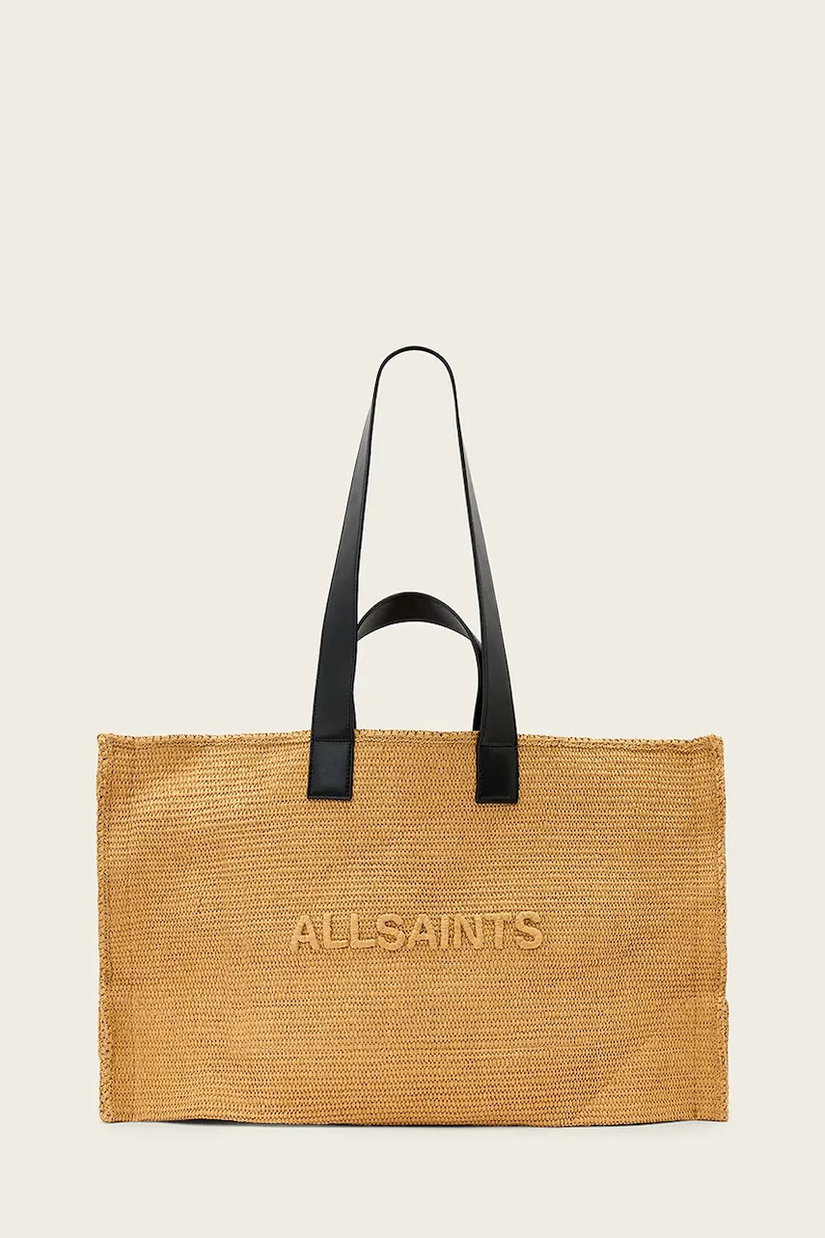 AllSaints Tote bag de damă împletită LUTECE