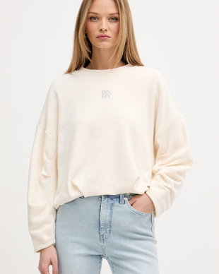 DKNY hanorac de damă din bumbac