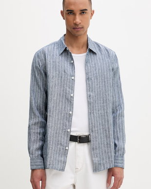 Calvin Klein cămașă pentru bărbați, din in