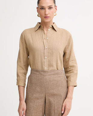 Marella Cămașă safari de damă din in Emme by Marella