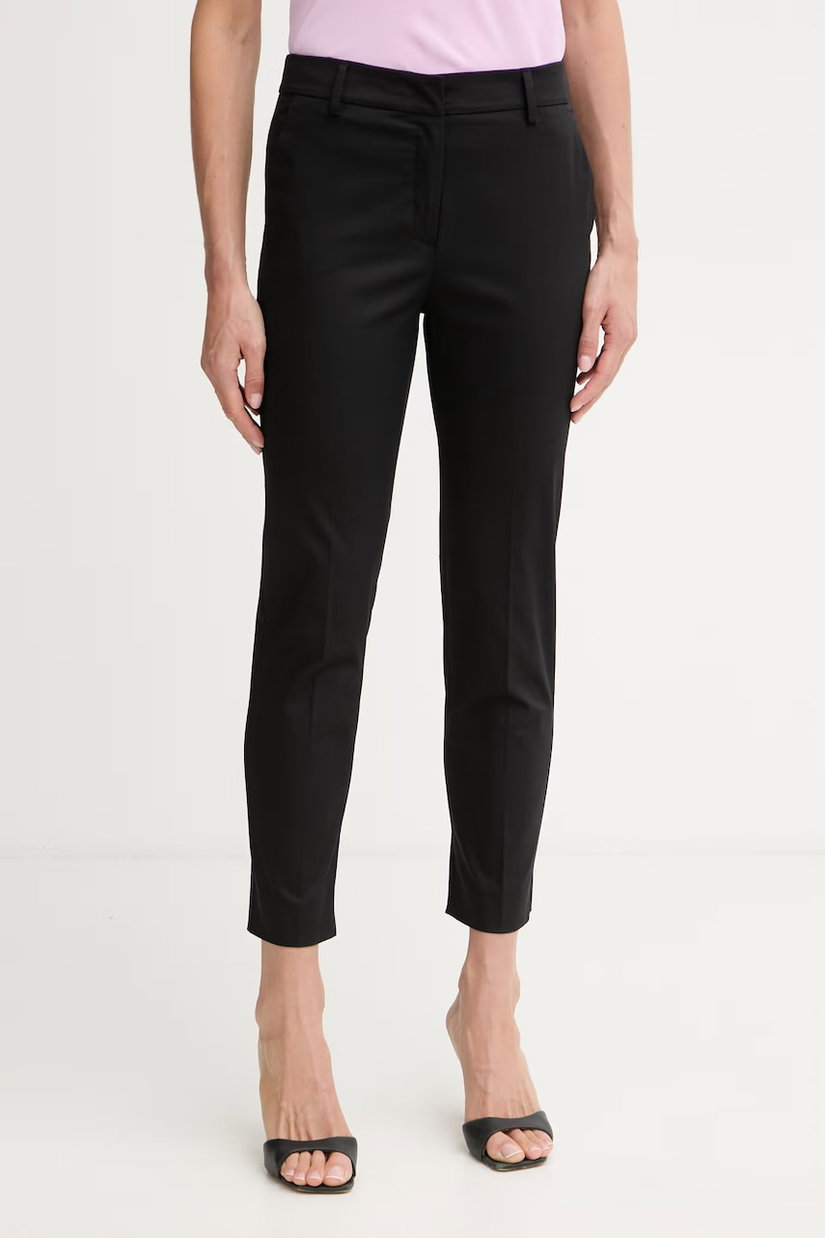 Weekend Max Mara pantaloni pentru femei, din bumbac cu elastan CECCO