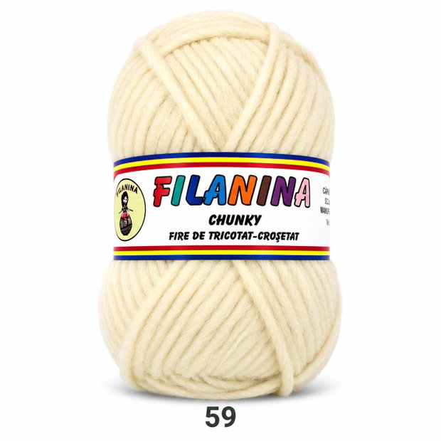 Fir tip CHUNKY, 100% Lâna merinos