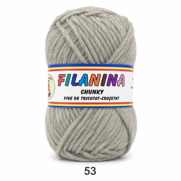 Fir tip CHUNKY, 100% Lâna merinos