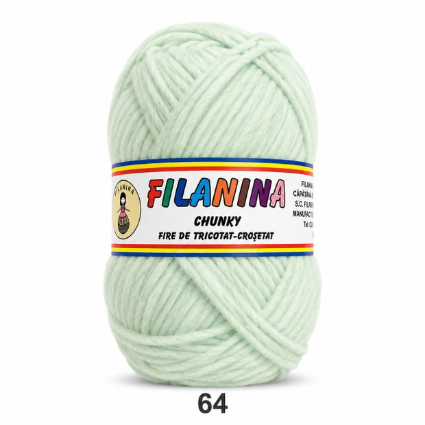 Fir tip CHUNKY, 100% Lâna merinos