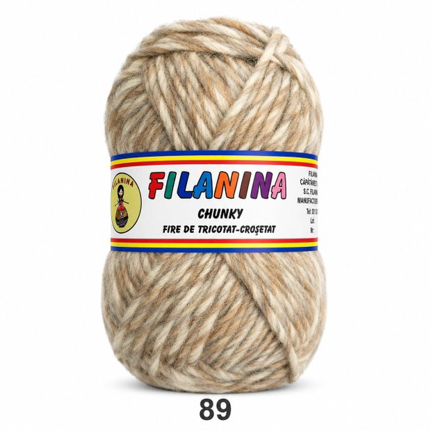 Fir tip CHUNKY, 100% Lâna merinos