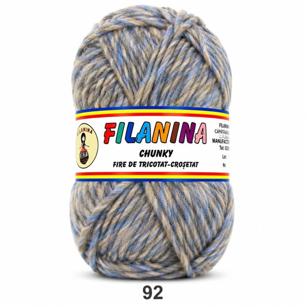 Fir tip CHUNKY, 100% Lâna merinos