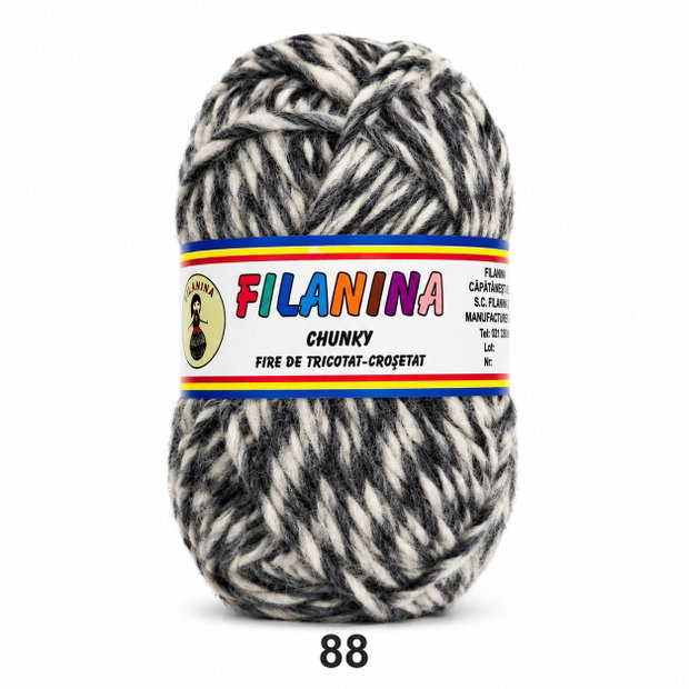 Fir tip CHUNKY, 100% Lâna merinos