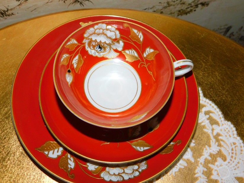 Set vintage portelan Germania,  mic dejun , 3  piese , superb
