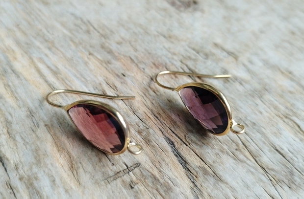 Baze cercei, 32x14 mm (1 pereche)