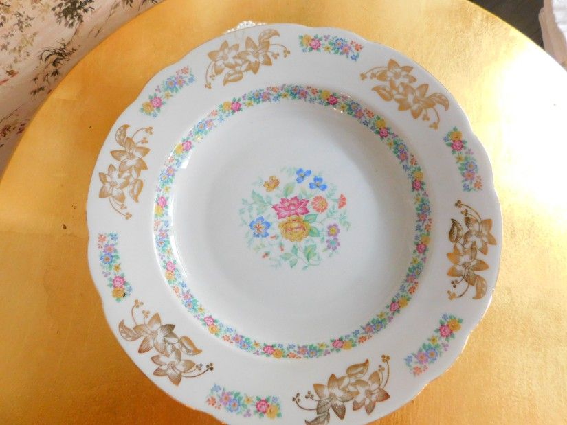 Portelan vintage Bavaria,   farfurie adinca pentru spaghete