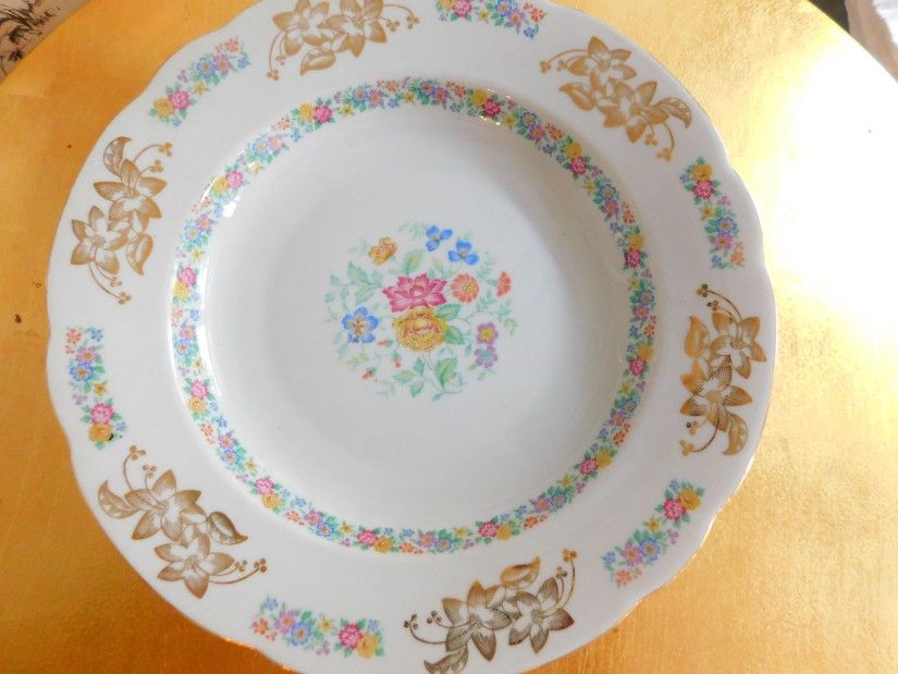 Portelan vintage Bavaria,   farfurie adinca pentru spaghete