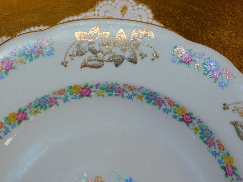Portelan vintage Bavaria,   farfurie adinca pentru spaghete