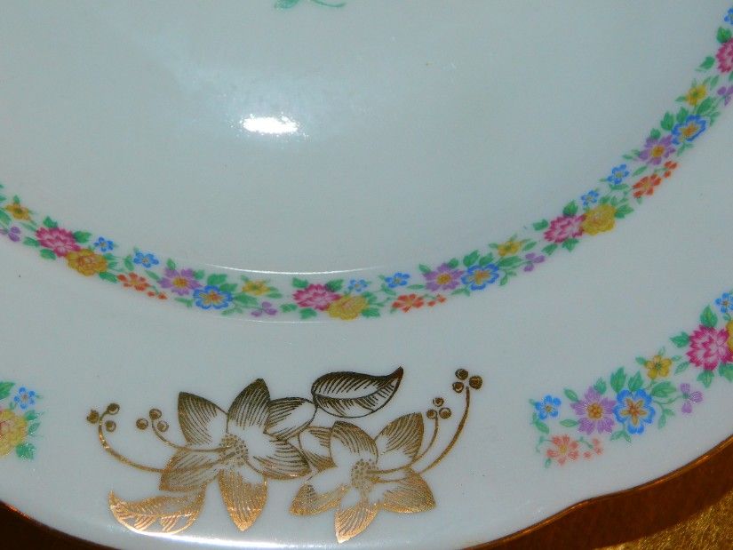 Portelan vintage Bavaria,   farfurie adinca pentru spaghete