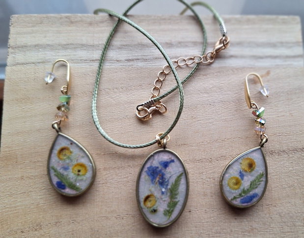 Natură Conservată Set handmade cu flori de câmp