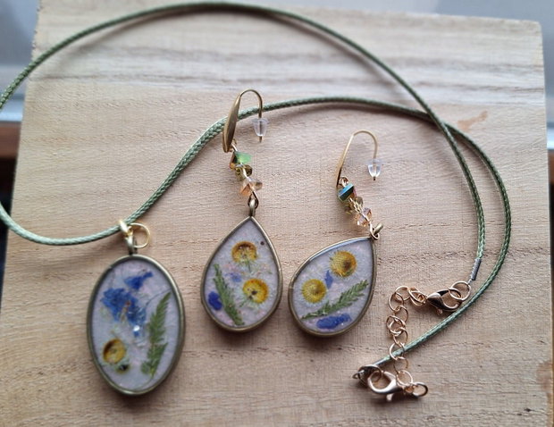Natură Conservată Set handmade cu flori de câmp