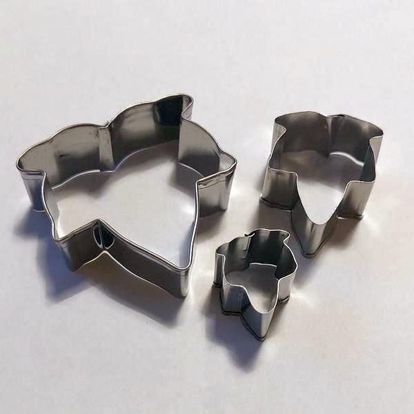 KT0013 - SET Cutter / forma pt prajituri / lut polimeric, frunze