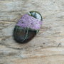 Cabochon stichtit, 25x17x5 mm