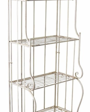 Raft metalic antik white