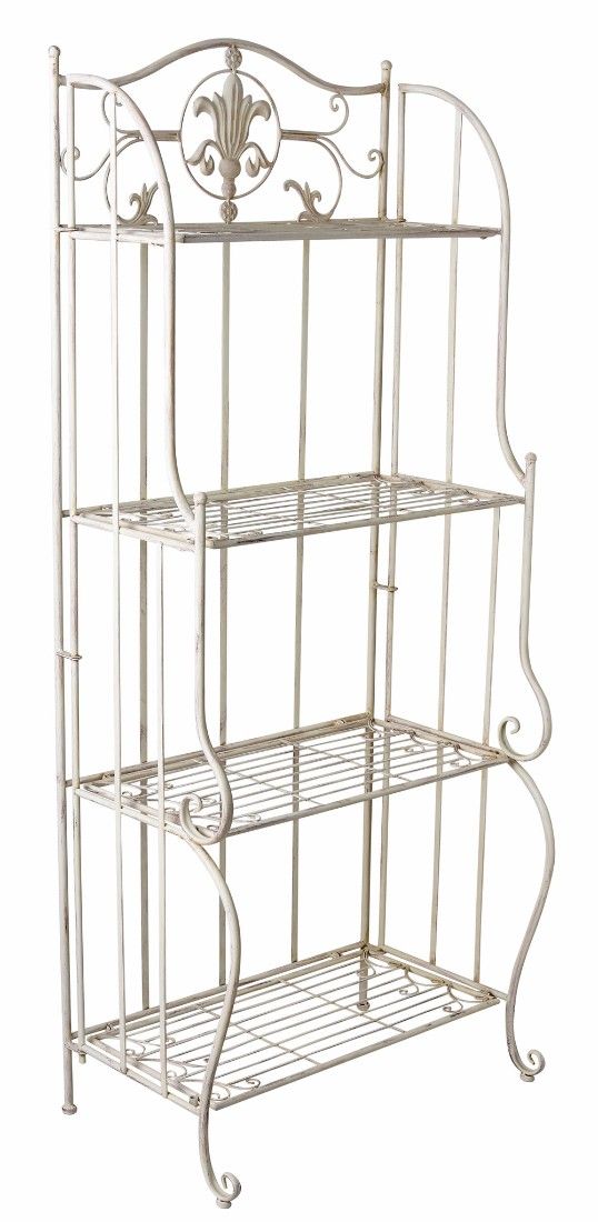 Raft metalic antik white