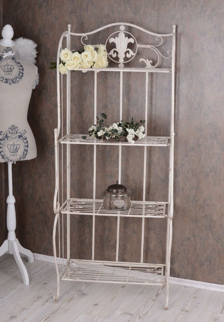 Raft metalic antik white