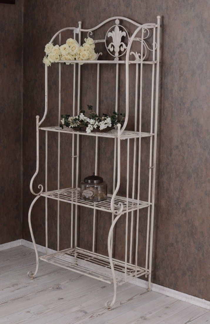 Raft metalic antik white