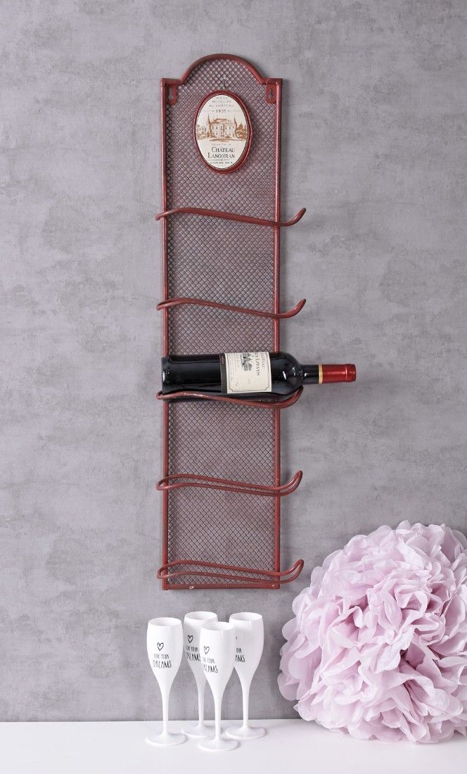 Suport sticle de vin pentru perete