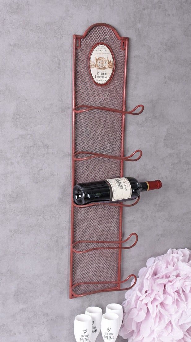 Suport sticle de vin pentru perete