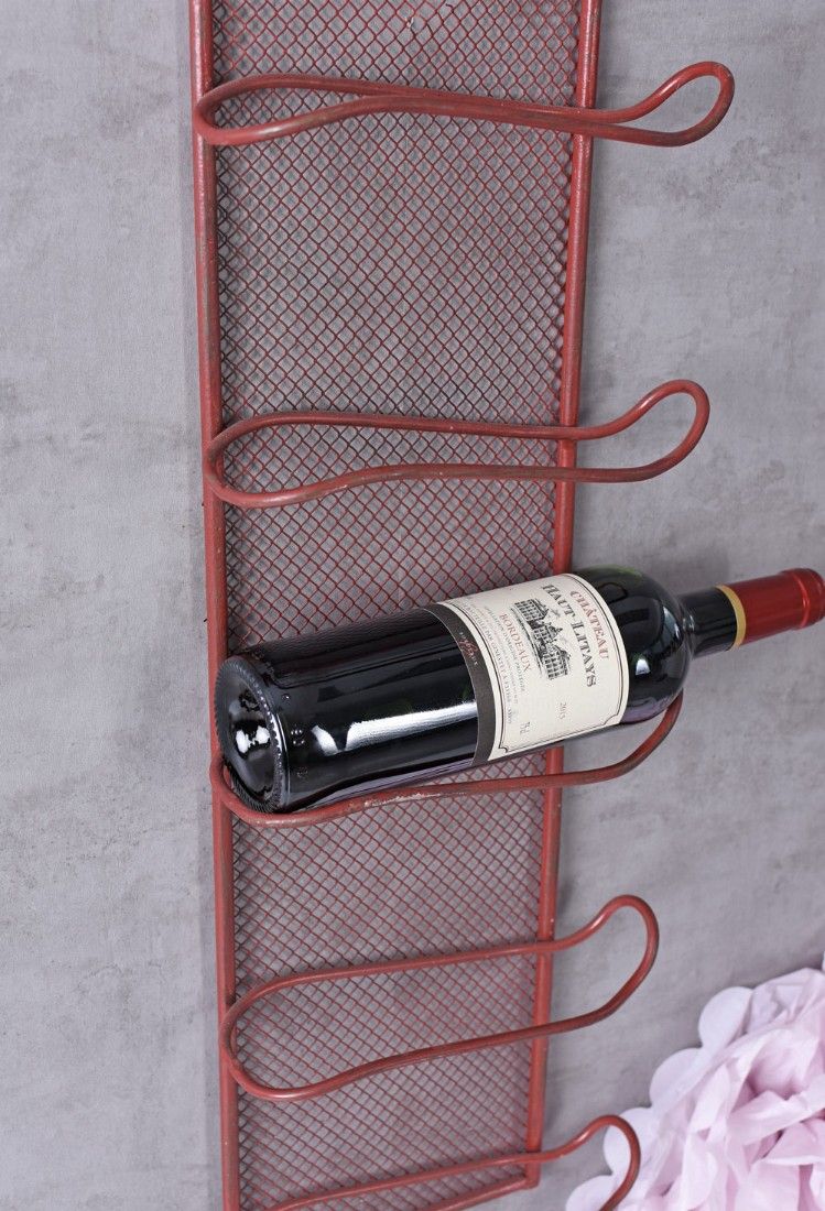 Suport sticle de vin pentru perete
