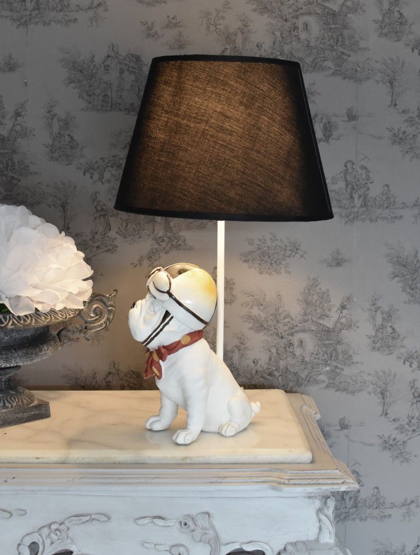 Buldog motociclist-lampa de masa