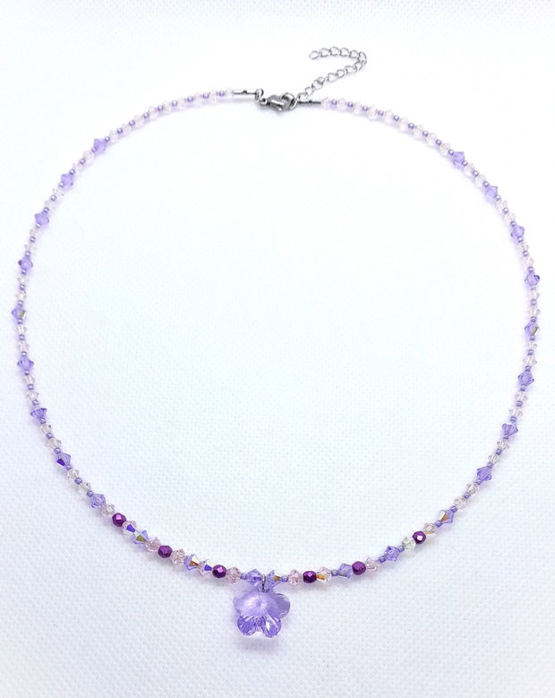 Colier cu cristale Swarovski, Preciosa si cristale de Cehia