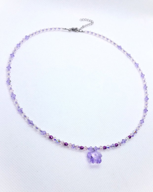 Colier cu cristale Swarovski, Preciosa si cristale de Cehia