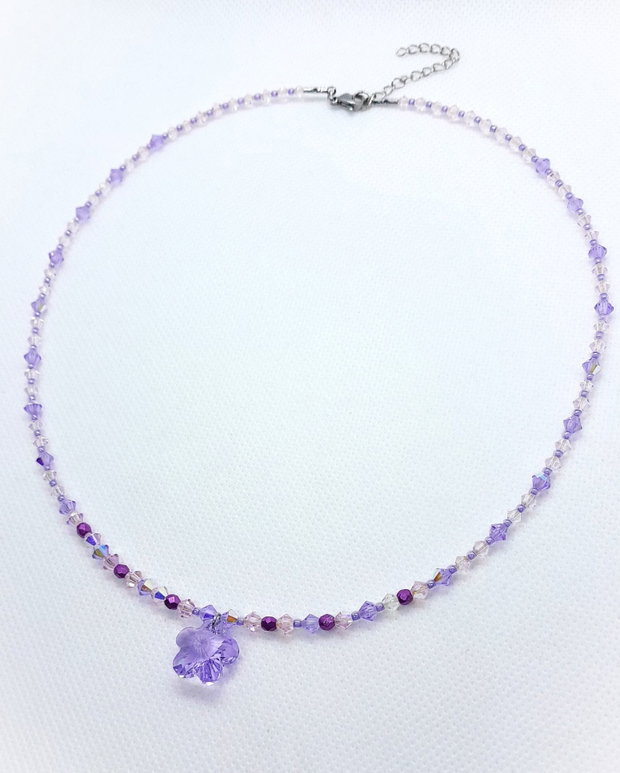 Colier cu cristale Swarovski, Preciosa si cristale de Cehia
