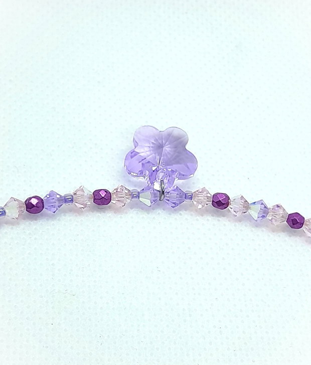 Colier cu cristale Swarovski, Preciosa si cristale de Cehia