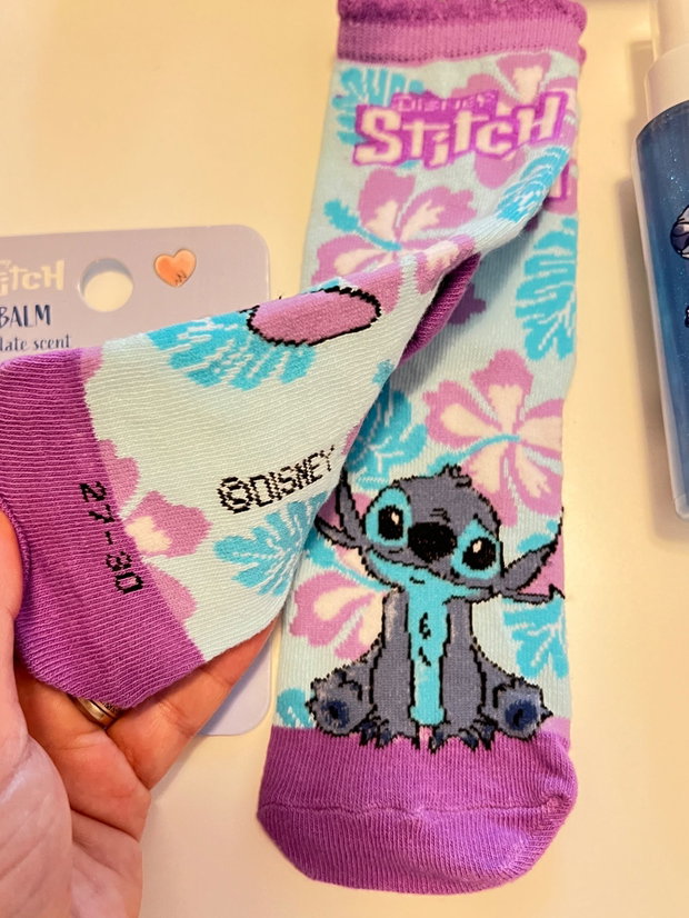 Cutie cadou Stitch Beauty Glam cu portofel, spray de corp, balsam de buze