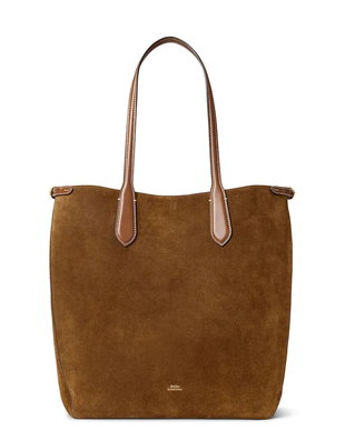Polo Ralph Lauren geantă shopper pentru femei din piele întoarsă