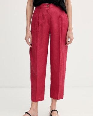 United Colors of Benetton pantaloni pentru femei din in