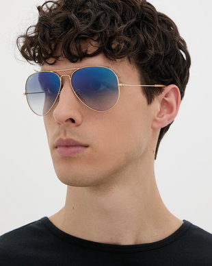 Ray-Ban ochelari de soare AVIATOR LARGE METAL