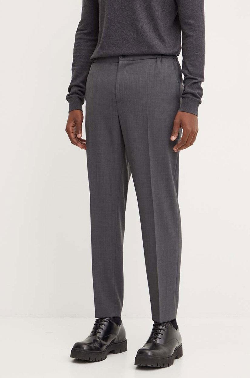 HUGO pantaloni din lana