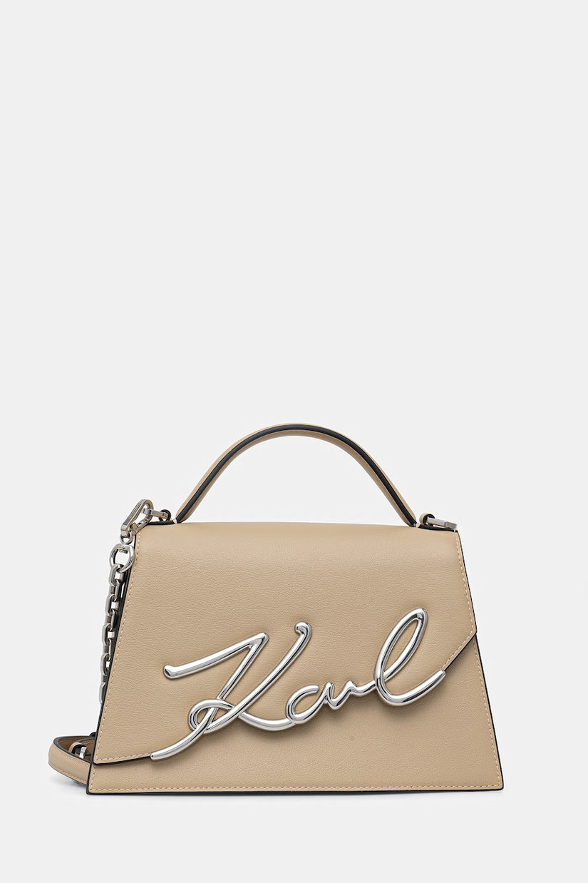 Karl Lagerfeld geantă crossbody pentru femei din piele K/SIGNATURE