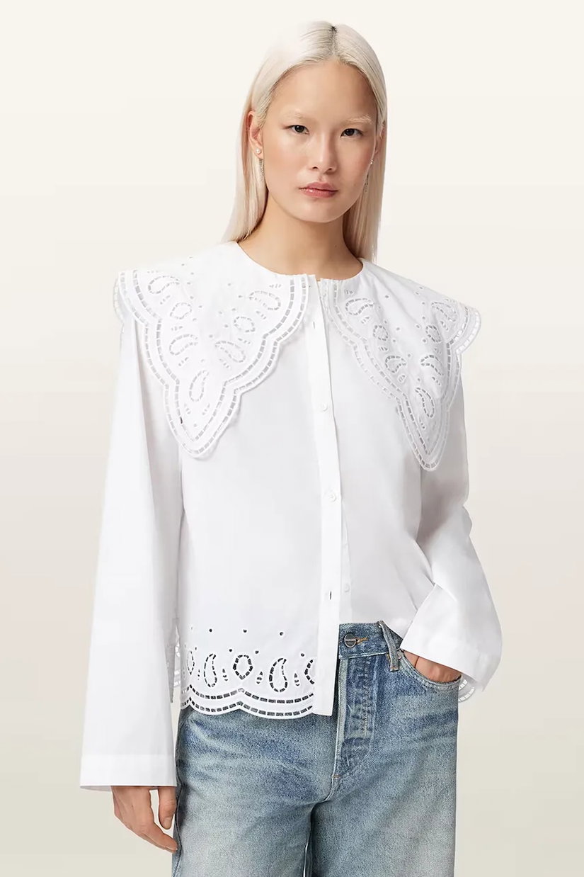 AllSaints cămașă pentru femei, din bumbac MARIE